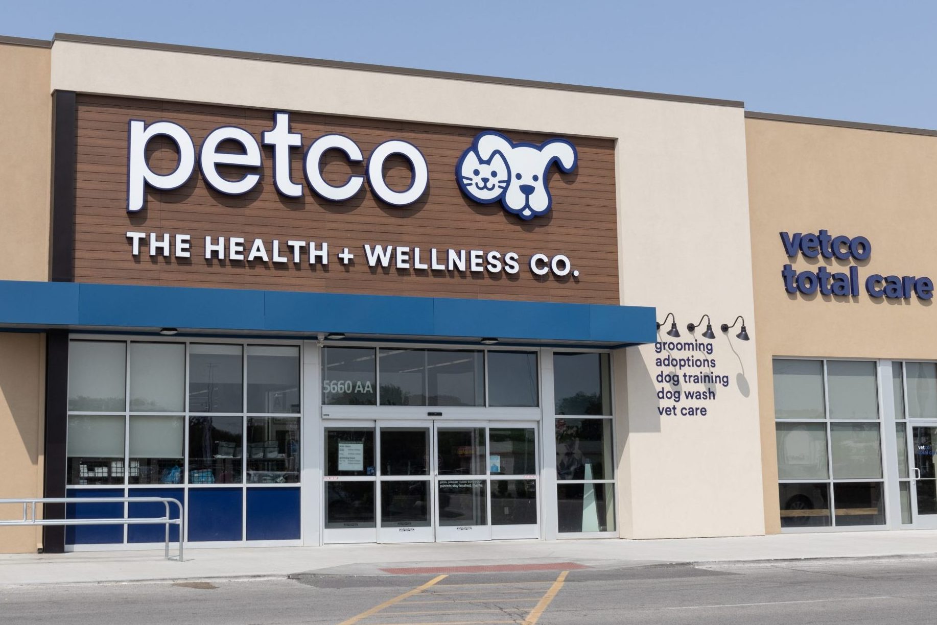 Indianapolis - Circa May 2023: Petco Health and Wellness Company location. Petco operates more than 1,300 pet food, products, and service stores.